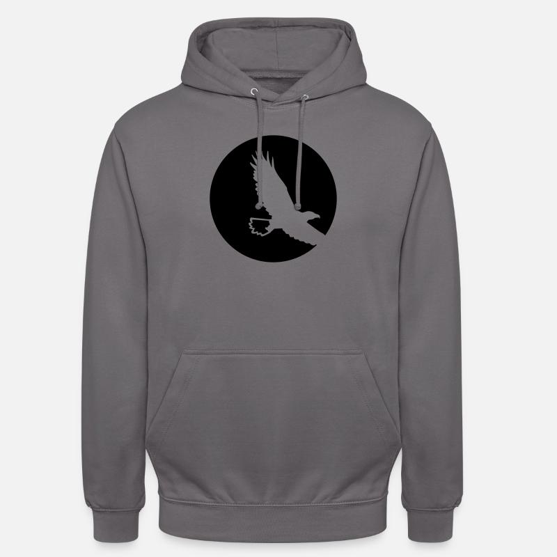Eagle - Unisex Hoodie - elephant grey
