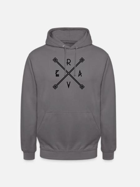 RAVE X - Unisex Hoodie - Mittelgrau