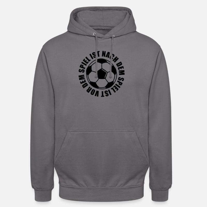 Une fois le jeu AVANT LE JEU - Sweat-shirt à capuche unisexe - gris éléphant