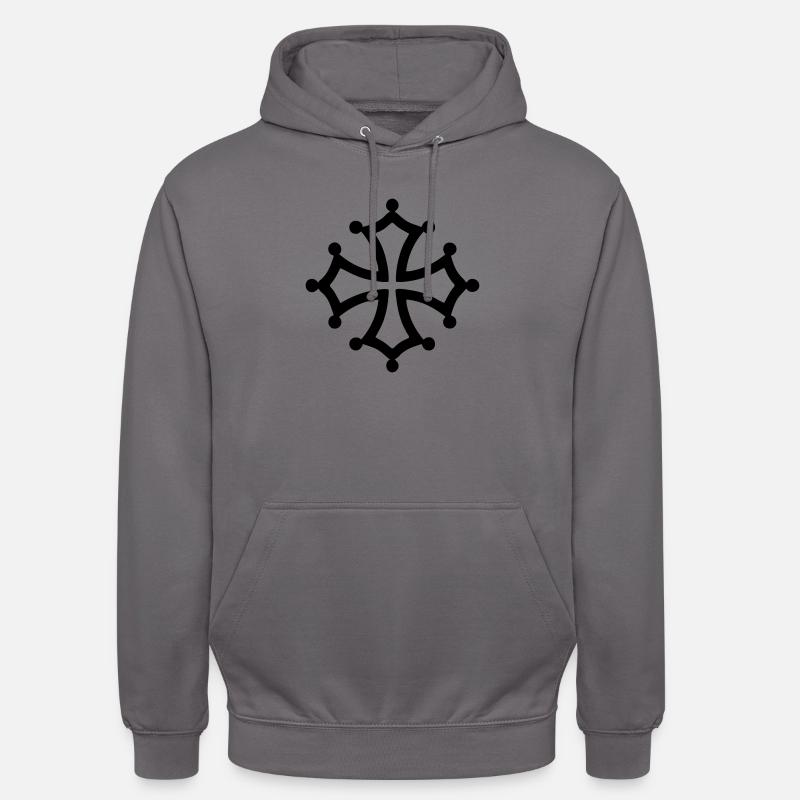 Okzitanisch Quer - Unisex Hoodie - Mittelgrau
