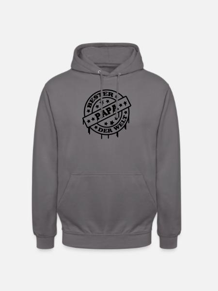bester_papa_der_welt - Unisex Hoodie - Mittelgrau