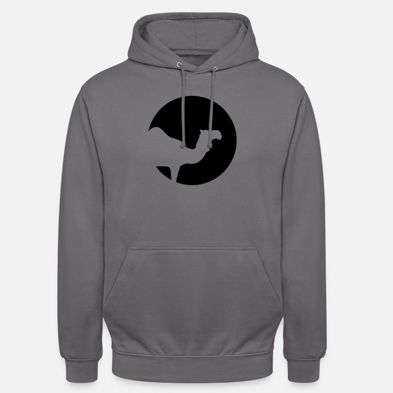 Chameau - Sweat-shirt à capuche unisexe - gris éléphant