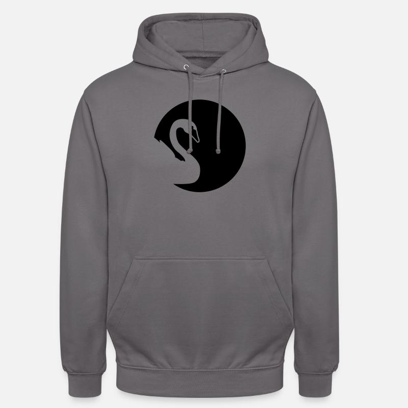 Schwan - Unisex Hoodie - Mittelgrau