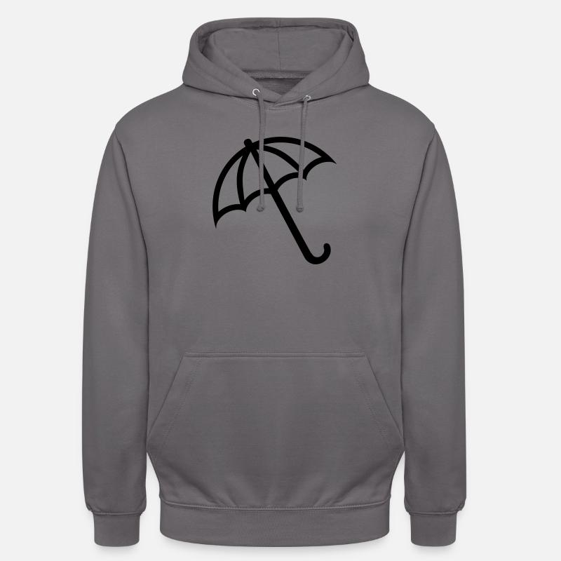 Parapluie - Sweat-shirt à capuche unisexe - gris éléphant