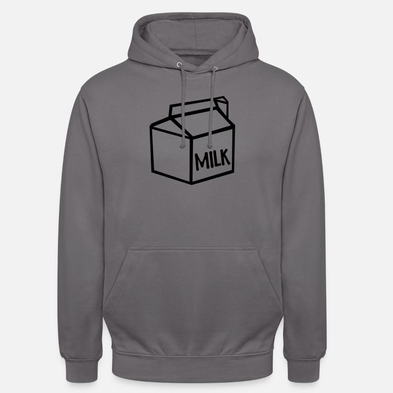 Milch - Unisex Hoodie - Mittelgrau