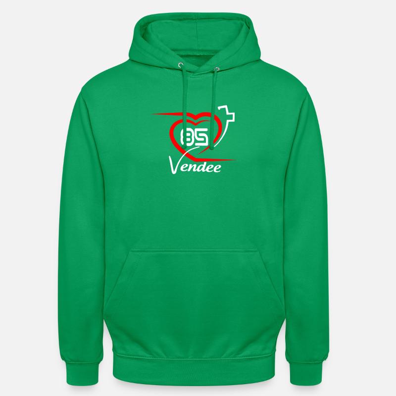 Vendée - Sweat-shirt à capuche unisexe - vert