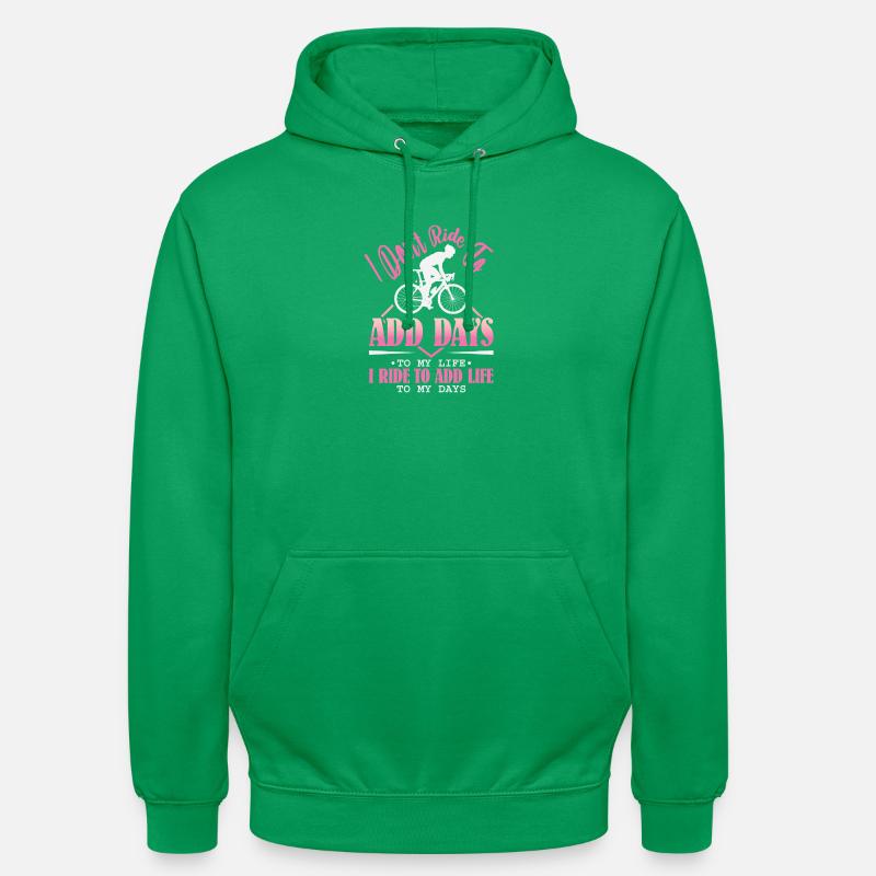 Vélo de route Cyclisme Vélo Cyclisme - Sweat-shirt à capuche unisexe - vert