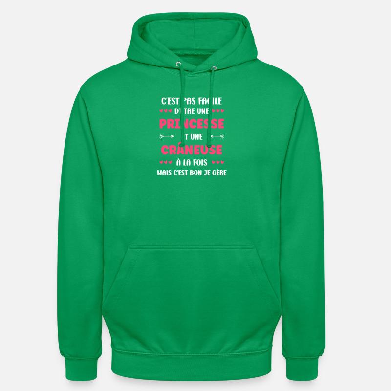 craneuse - Sweat-shirt à capuche unisexe - vert