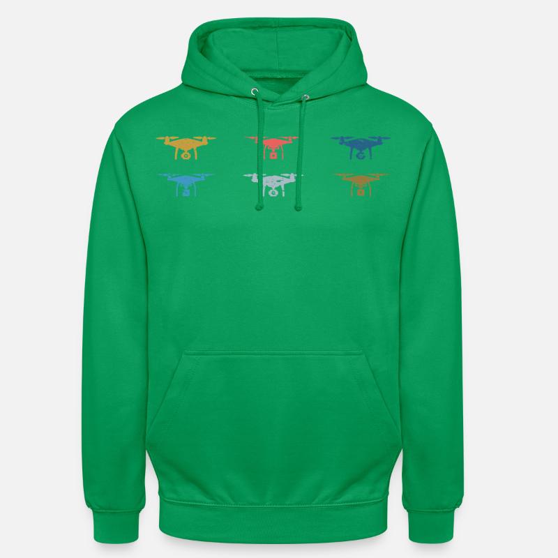 Heartbeat Drone Drones - Sweat-shirt à capuche unisexe - vert