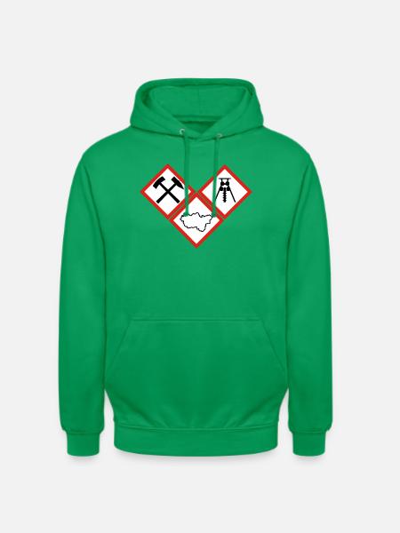 DANGER RUHRPOTT - Sweat-shirt à capuche unisexe - vert