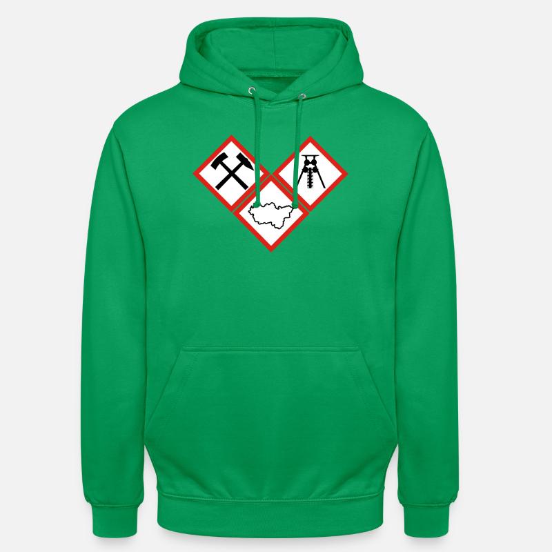 GEFAHR RUHRPOTT - Unisex Hoodie - Kelly Green