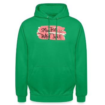 I Love Smoothies Juice Juice Fruit Kids - Unisex Hoodie - kelly green - Front - AI Model Male 185 light (185cm) & AI Model Female 180 light (180cm)