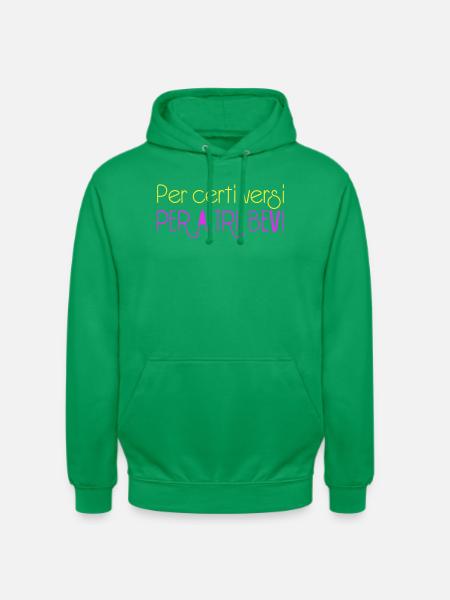 PER_CERTI_VERSI-03 - Unisex Hoodie - Kelly Green
