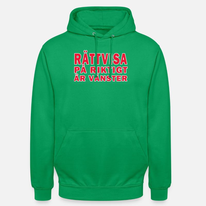 Justice pour de vrai, c’est parti - Sweat-shirt à capuche unisexe - vert