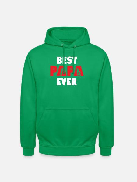 Best Papa Ever - Unisex Hoodie - kelly green