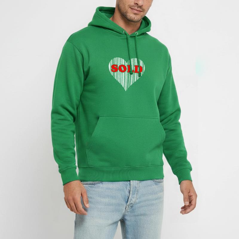 Herz Barcode Liebe – Sold Code Strichcode Geschenk Unisex Hoodie