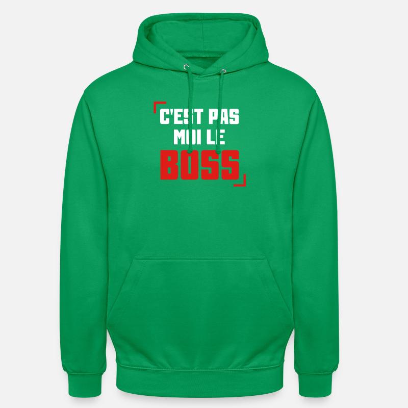 C'est Pas Moi Le T-Shirt - Sweat-shirt à capuche unisexe - vert
