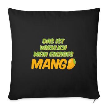 Fruit Fruit Gift Idea Fruits Fun Sayings Fruit - Sofa pillowcase 17,3'' x 17,3'' (45 x 45 cm) - black - Front