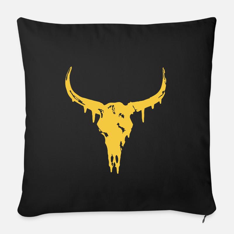 #superior: Bull - Sofakissenbezug 45 x 45 cm - Schwarz