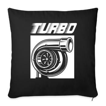 Turbo - Sofa pillowcase 17,3'' x 17,3'' (45 x 45 cm) - black - Front