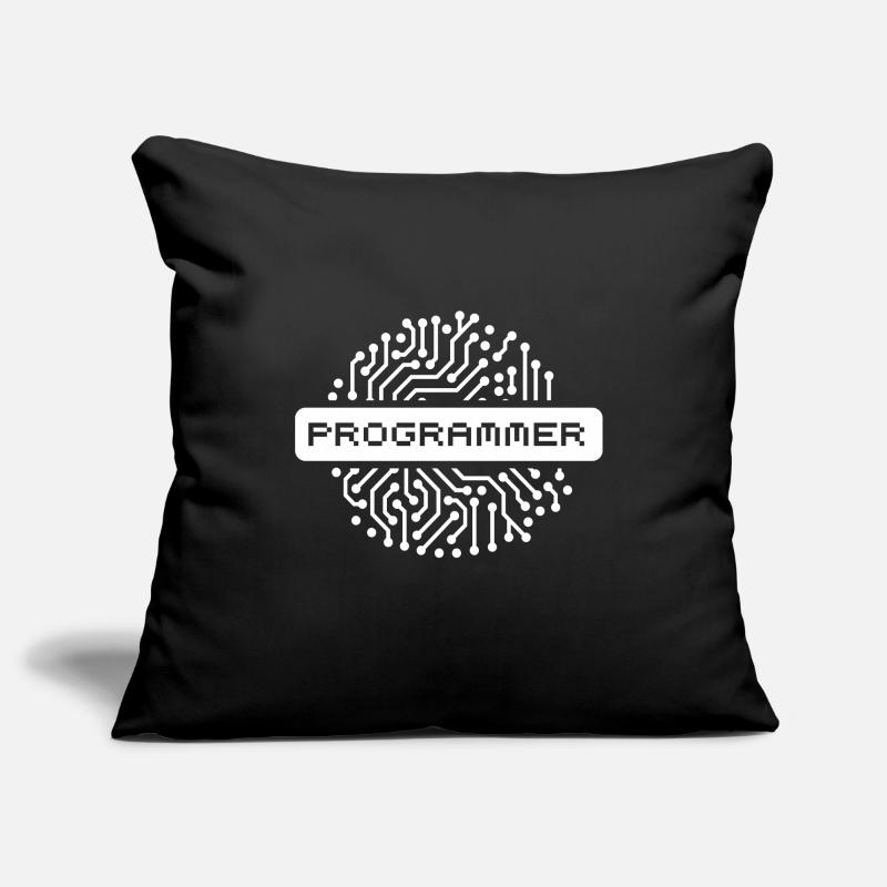 Programming nerd programming Geek Sofa pillowcase 17,3'' x 17,3'' (45 x 45 cm)