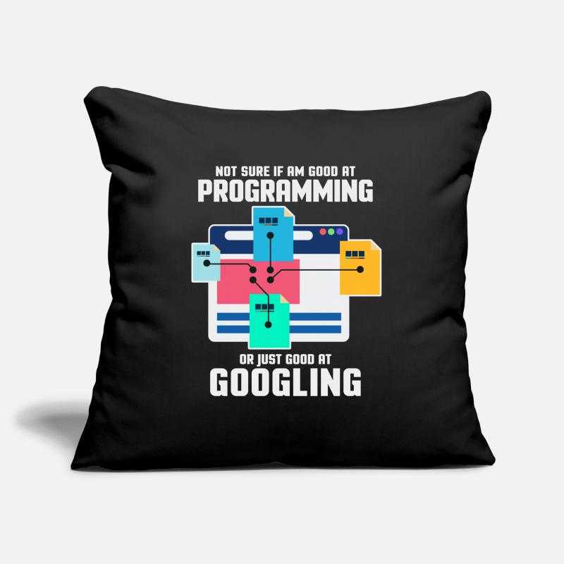 Programmer Programming IT Computer Gift Sofa pillowcase 17,3'' x 17,3'' (45 x 45 cm)