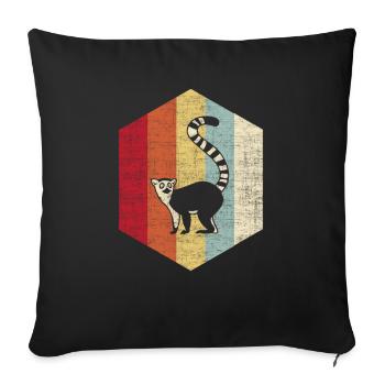 maki - Housse de coussin décorative 45 x 45 cm - noir - Devant