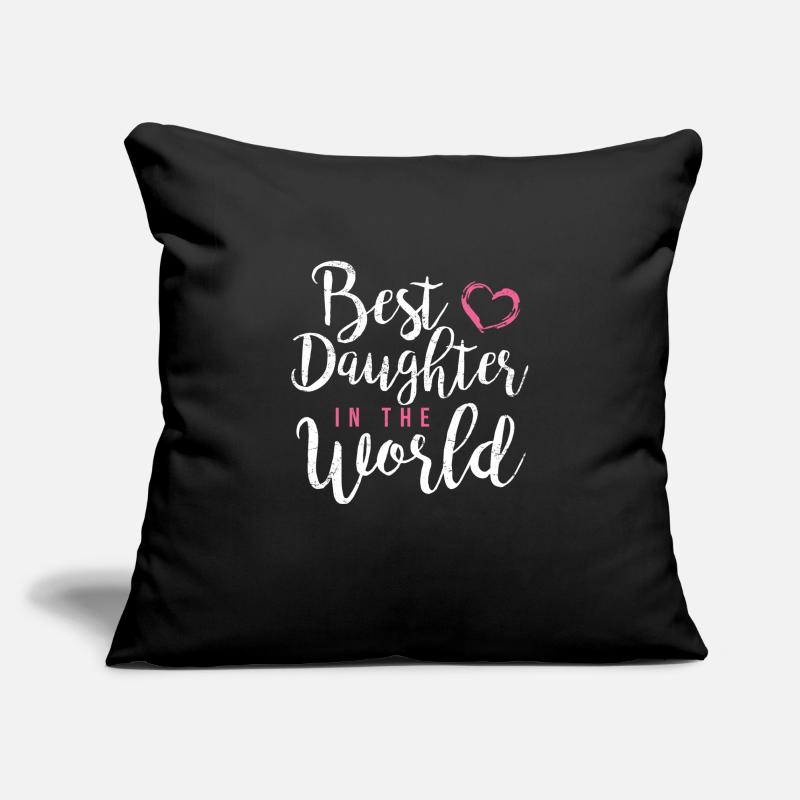 Fille Housse de coussin décorative 45 x 45 cm