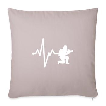 Fire brigade - Sofa pillowcase 17,3'' x 17,3'' (45 x 45 cm) - light taupe - Front
