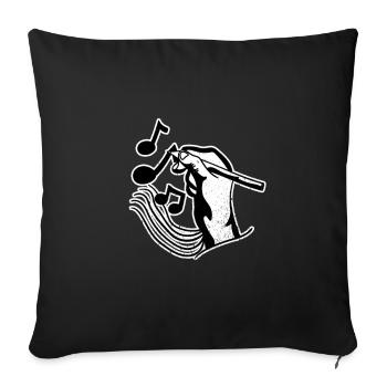 Composer Artist Music - Sofa pillowcase 17,3'' x 17,3'' (45 x 45 cm) - black - Front