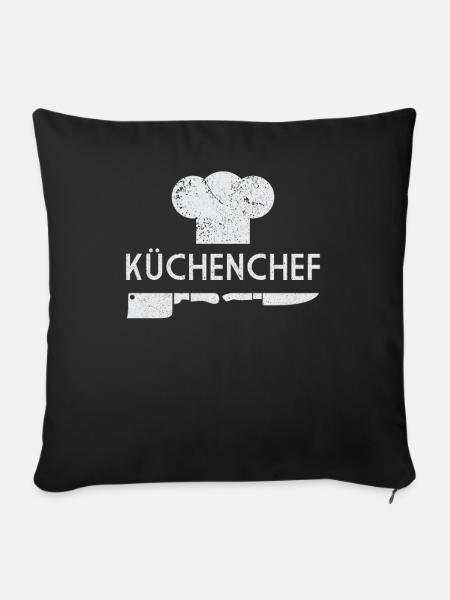 Koch - Sofakissenbezug 45 x 45 cm - Schwarz