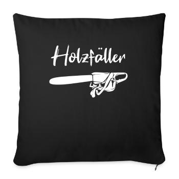 lumberjack - Sofa pillowcase 17,3'' x 17,3'' (45 x 45 cm) - black - Front