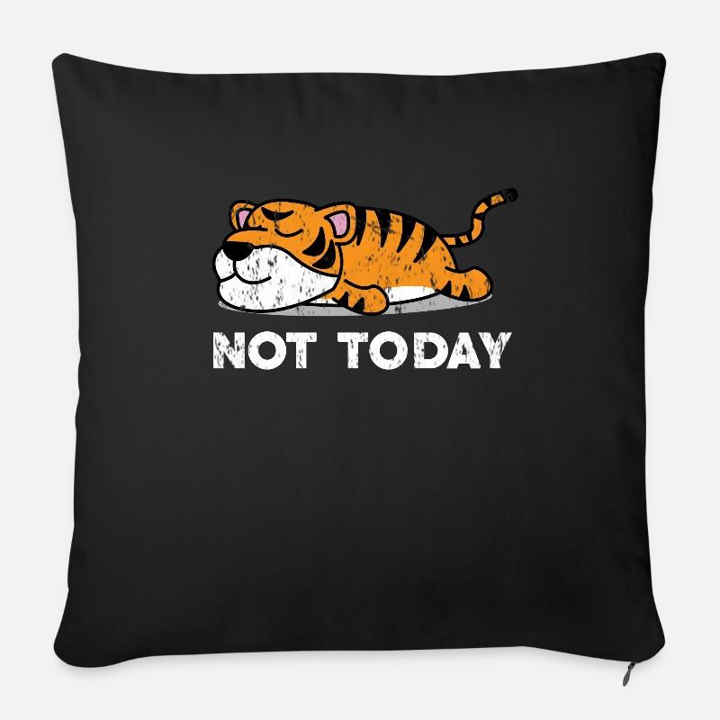 Tiger - Sofakissenbezug 45 x 45 cm - Schwarz