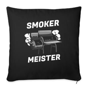 Smoker Master BBQ BBQ - Sofa pillowcase 17,3'' x 17,3'' (45 x 45 cm) - black - Front