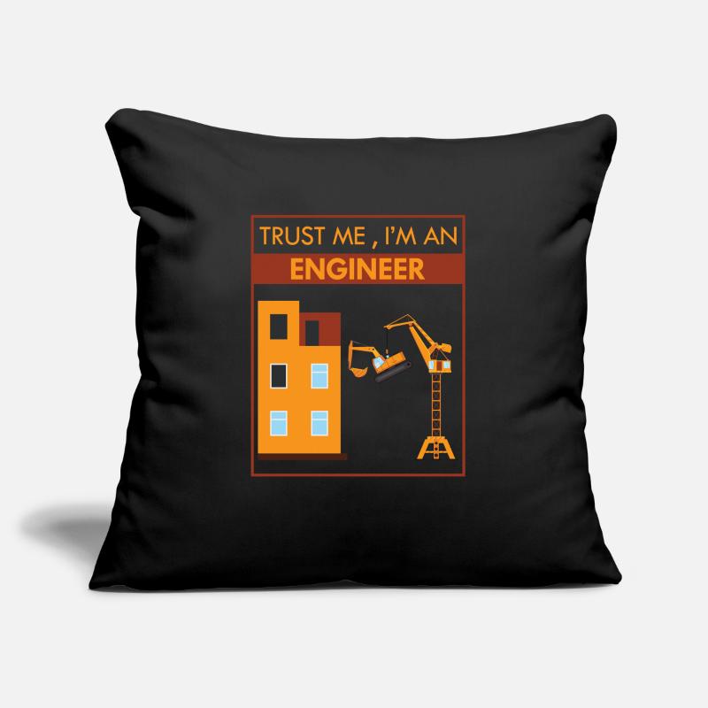 Engineer Mechanical Engineering Student Studies Uni Sofa pillowcase 17,3'' x 17,3'' (45 x 45 cm)