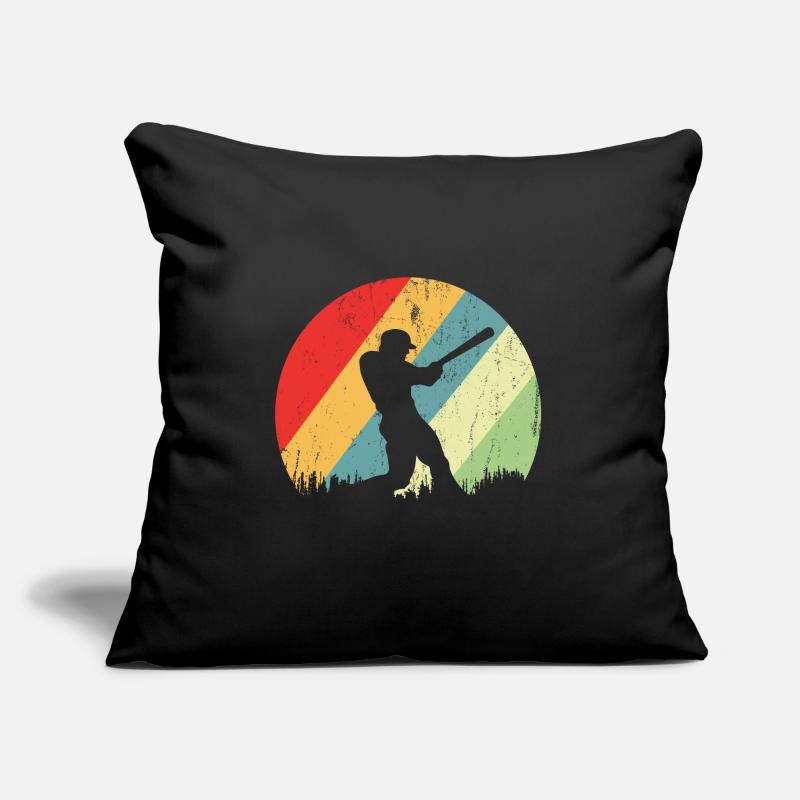 Base-ball Housse de coussin décorative 45 x 45 cm