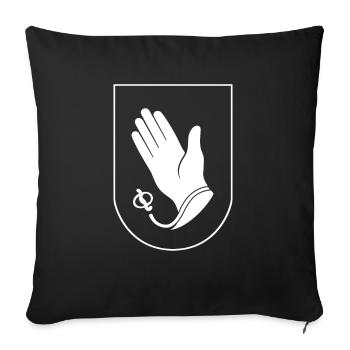 Glove home Gloves Hendesse - Sofa pillowcase 17,3'' x 17,3'' (45 x 45 cm) - black - Front