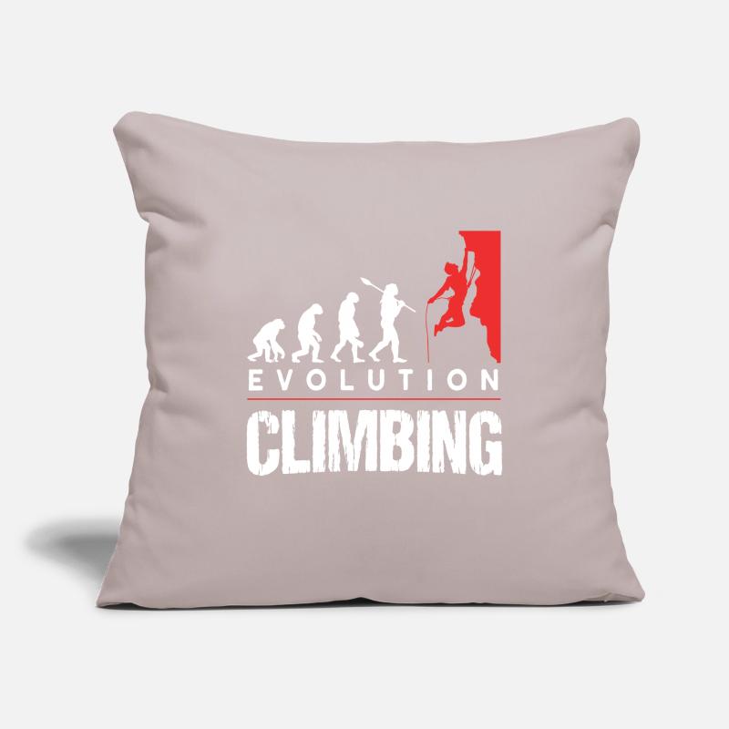 Climbing Evolution Klettern Boulderer Sofakissenbezug 45 x 45 cm