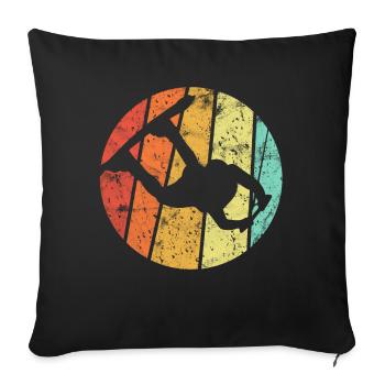 Wakeboard wakeboarding wakeboarder ski water - Sofa pillowcase 17,3'' x 17,3'' (45 x 45 cm) - black - Front