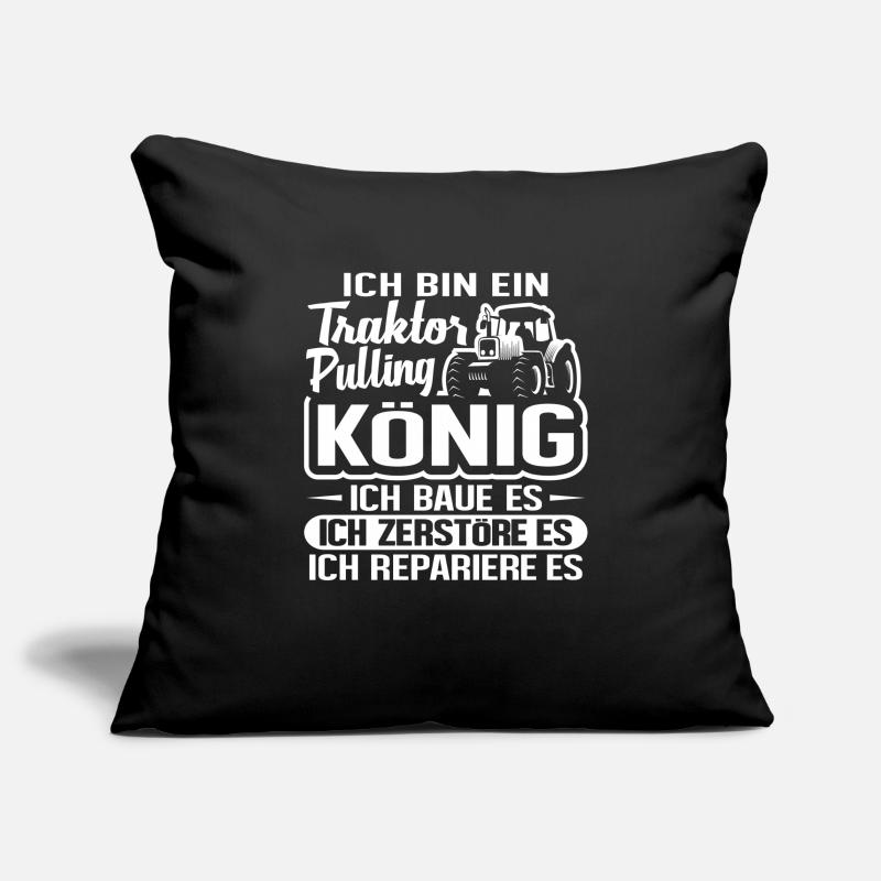 Tractor pulling Sofa pillowcase 17,3'' x 17,3'' (45 x 45 cm)