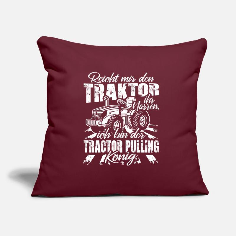 Tractor pulling Sofa pillowcase 17,3'' x 17,3'' (45 x 45 cm)
