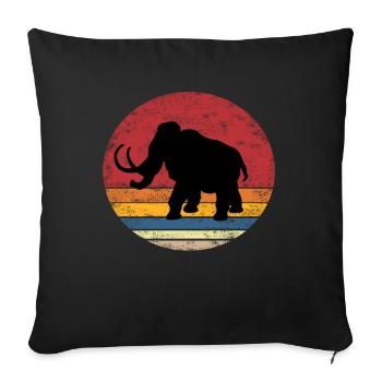 Millésime vintage - Housse de coussin décorative 45 x 45 cm - noir - Devant