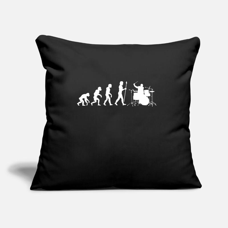 Schlagzeuger Evolution Schlagzeug Trommel Sofakissenbezug 45 x 45 cm