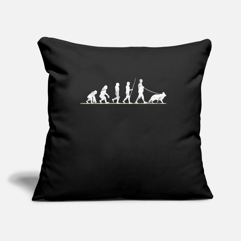 German Shepherd Evolution Sofa pillowcase 17,3'' x 17,3'' (45 x 45 cm)