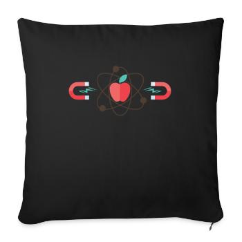physicist - Sofa pillowcase 17,3'' x 17,3'' (45 x 45 cm) - black - Front