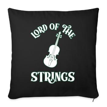 Classical music - Sofa pillowcase 17,3'' x 17,3'' (45 x 45 cm) - black - Front
