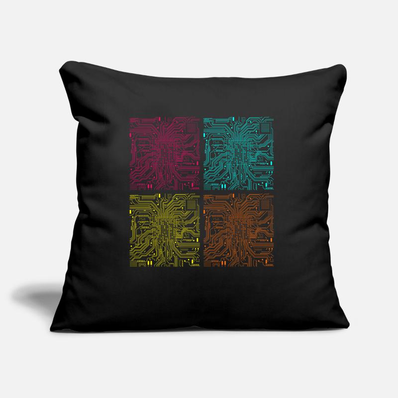 CPU processor computer scientist computer Sofa pillowcase 17,3'' x 17,3'' (45 x 45 cm)