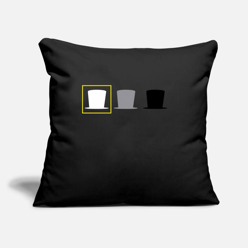 Hacker Cyber Security Pentester White A Hacker Housse de coussin décorative 45 x 45 cm