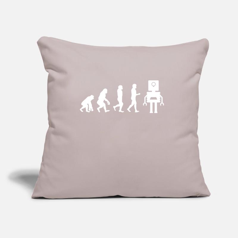 Robotique Robot Evolution Housse de coussin décorative 45 x 45 cm