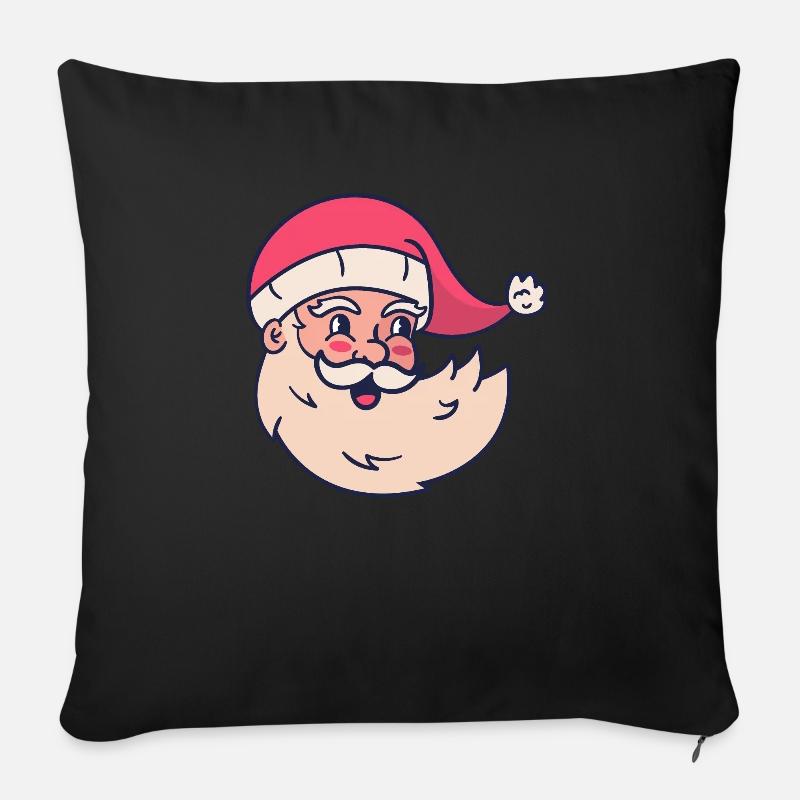 Weihnachten - Sofakissenbezug 45 x 45 cm - Schwarz